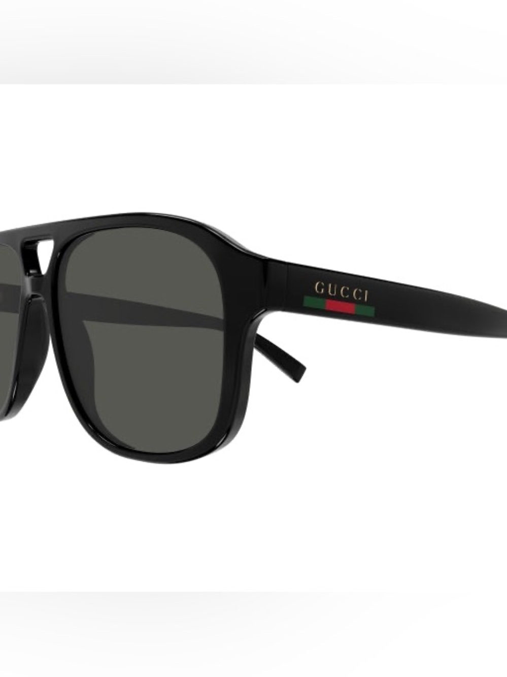 Gucci Men’s Black Sunglasses with Grey Lenses unisex - Picture 5 of 11